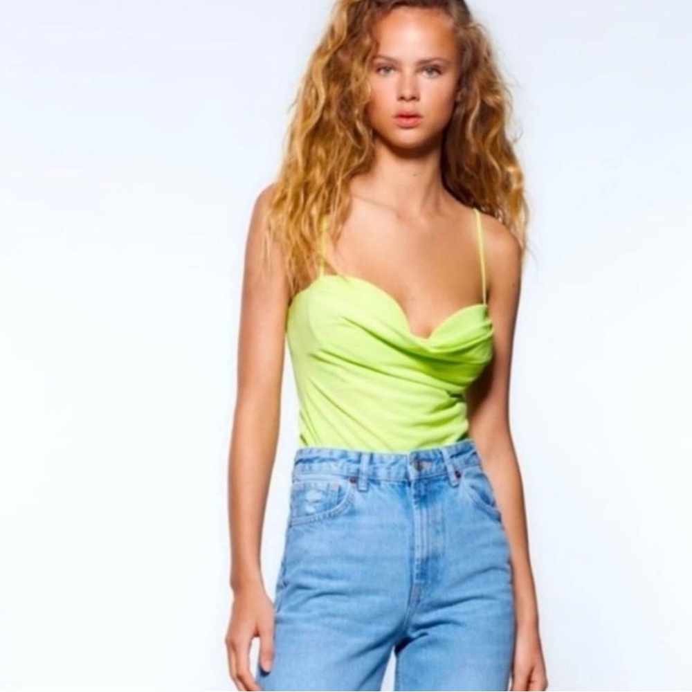 Zara Neon Green Bodysuit